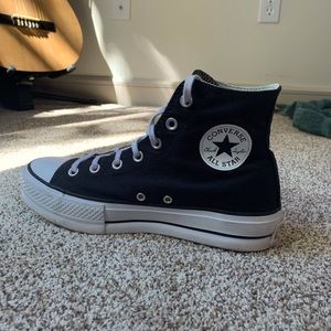 Black Platform Converse